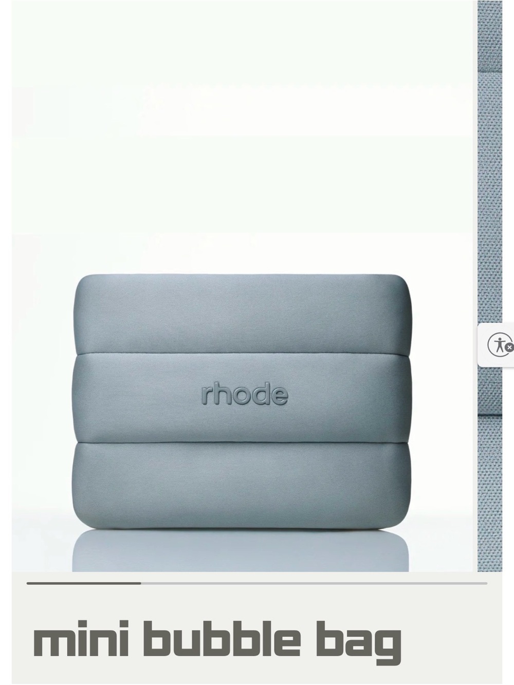 RHODE Mini Bubble Bag -